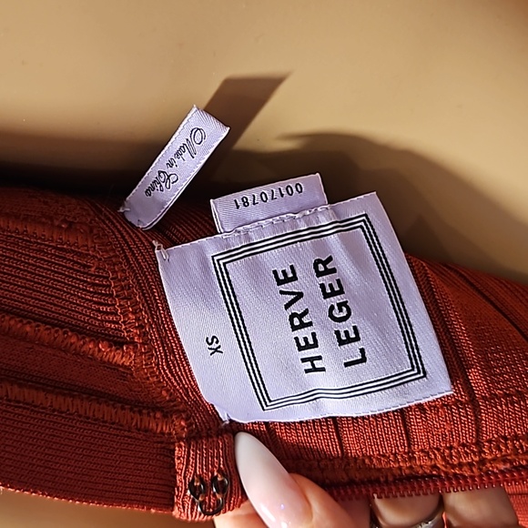 herve leger red XS dress - Picture 7 of 8